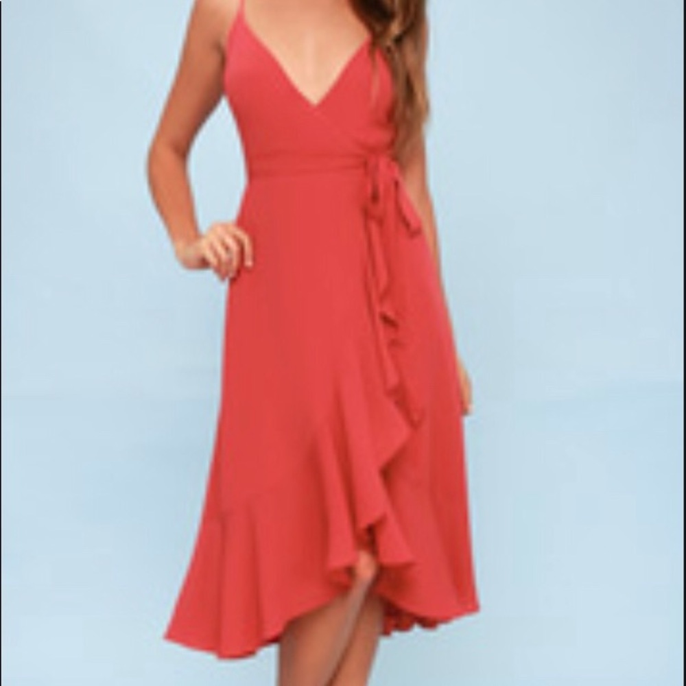 Wrap dress- Lulus